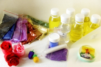 Основные компоненты в рецепты приготовления мыла.